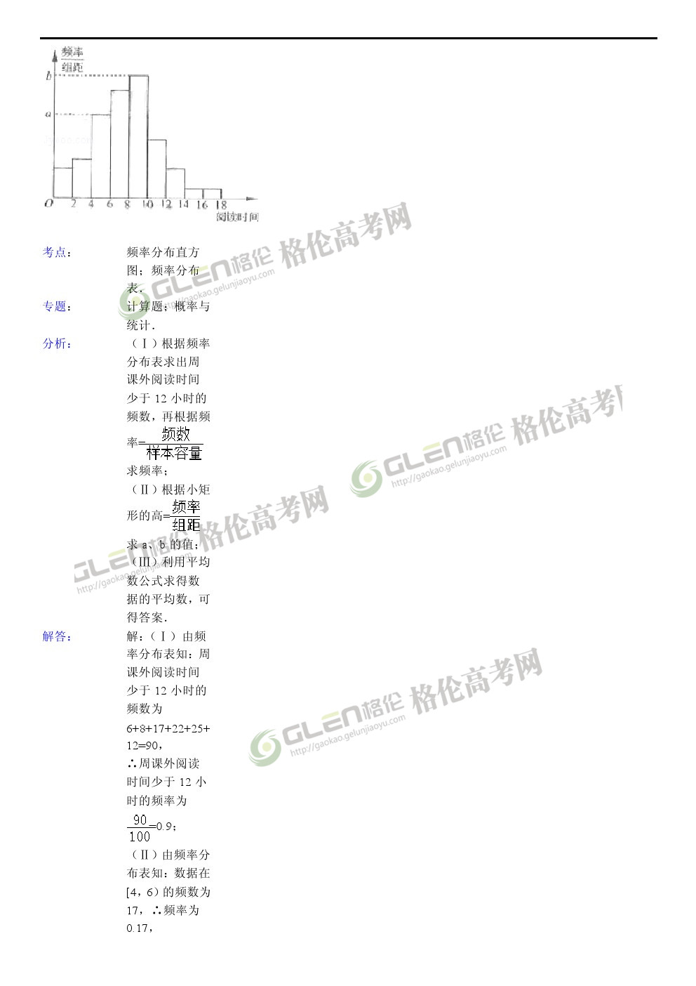 2014年北京文科数学高考真题