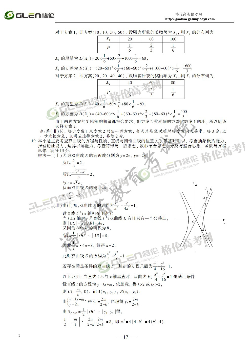 2014年福建理科数学高考真题